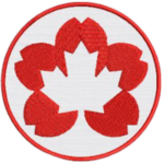 Hekisuikan — La Ronge Martial Arts maple-leaf and cherry-blossom logo